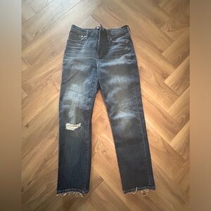 Madewell perfect vintage crop jeans